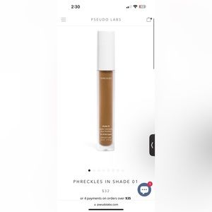 PSEUDO LABS PHreckles Shade 01 (NIB)